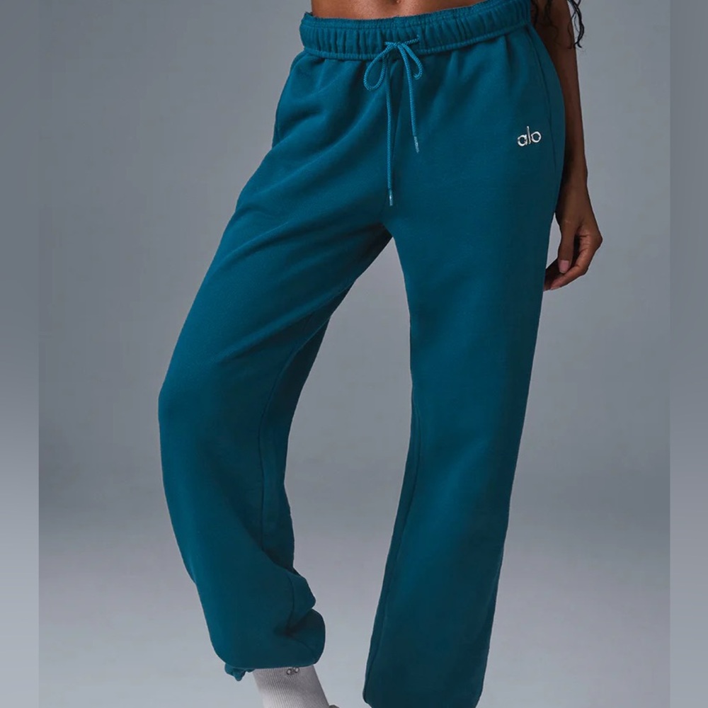 ALO Yoga Teal Track Pants